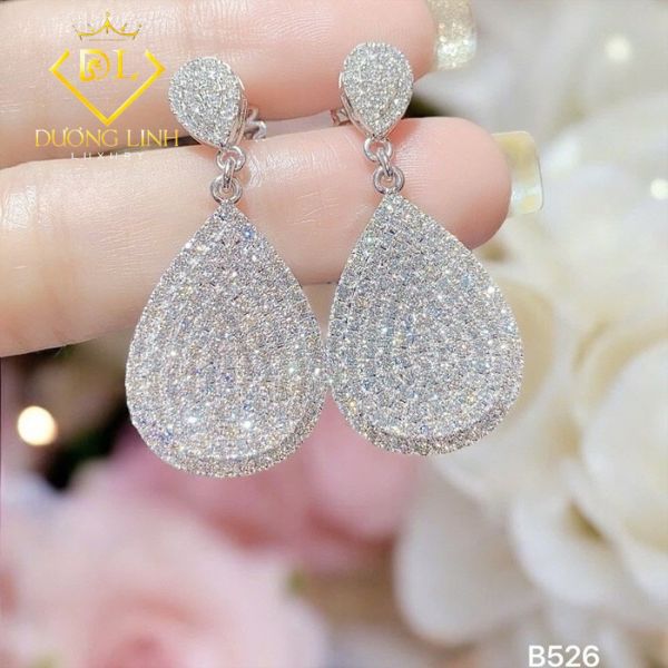 Bông Tai Kim Cương – B526